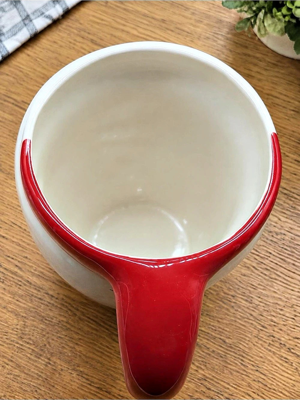 Department 56 Santa Mug Red & White Holiday Mug